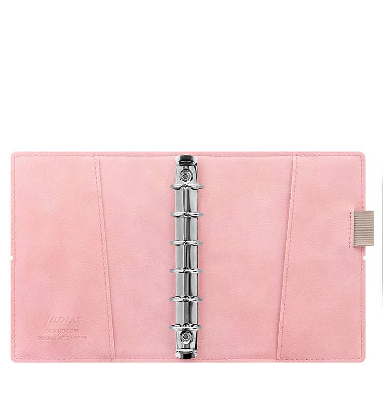 Domino Soft Pocket Organizer Pale Pink Inside View