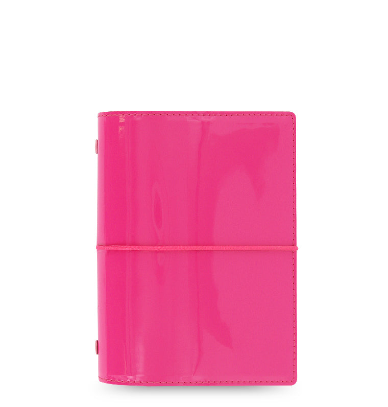 Domino Patent Pocket Organizer Hot Pink