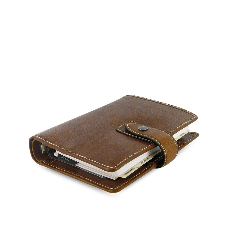Filofax ブラウン レザー マルチケース Malden Pocket Leather Organizer - Filofax – Filofax US