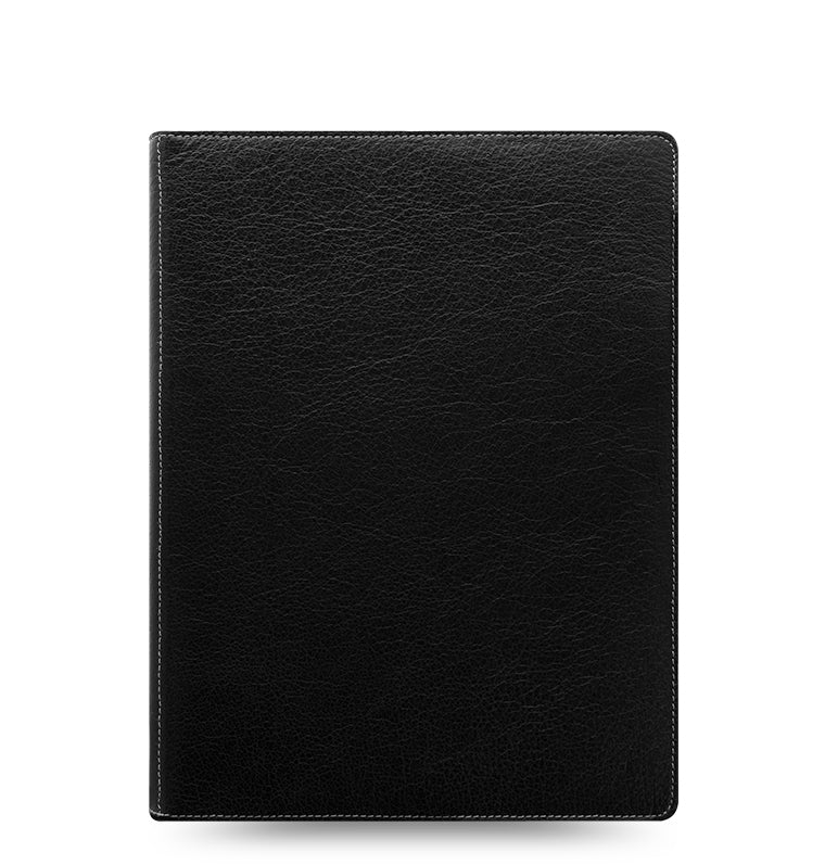 Heritage A5 Compact Organizer Black Leather