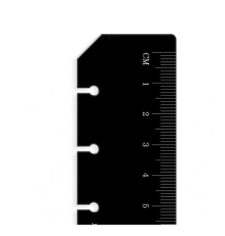 Unique Black Ruler Ruler Page Marker Black Personal- Filofax – Filofax US