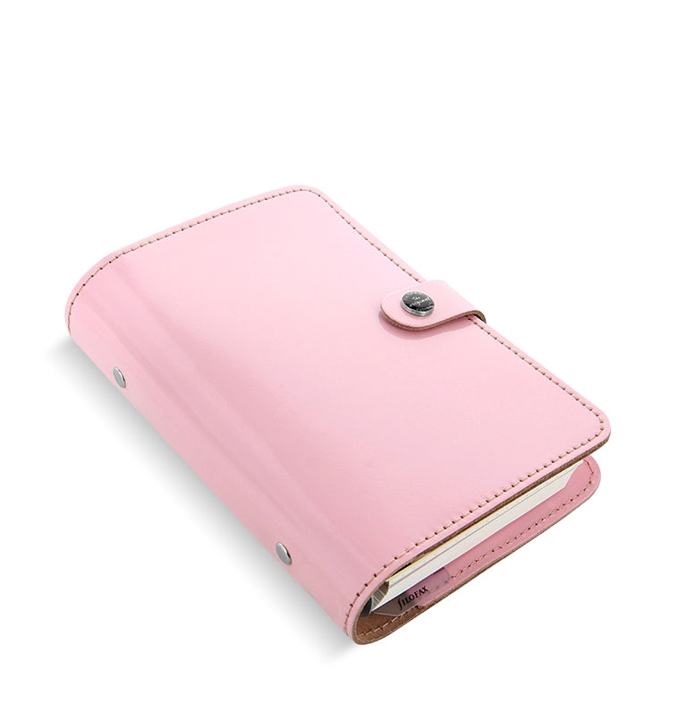 The Original Patent Leather Personal Organizer Rose Iso View